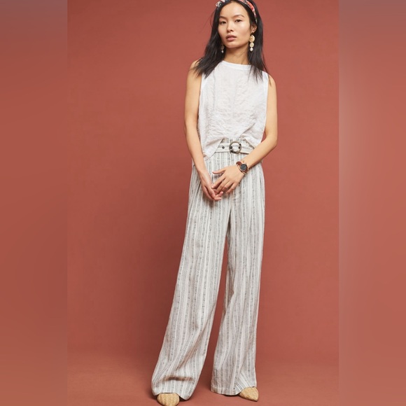 Cloth &Stone by Anthropologie Cropped Tie Back Top - Picture 4 of 4